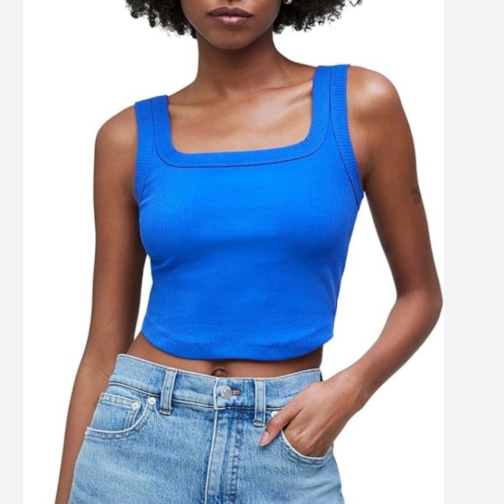 Madewell Women's Cool Sculpt Ribbed Luma Tank